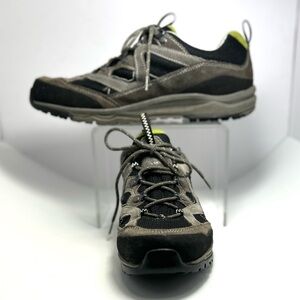 LL Bean Shoes Mens 10 Gray Black Gore-Tex Hiking Trail by AKU Vibram Soles